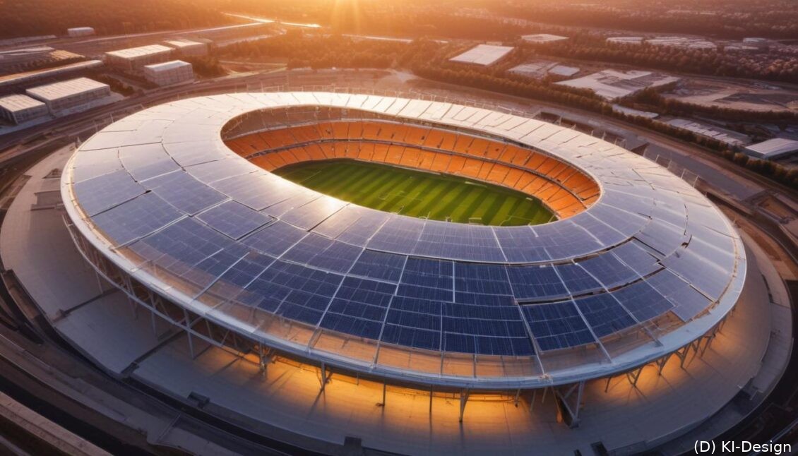 Neuer Weltrekord für die leistungsstärkste Photovoltaikanlage auf einem Stadion Neuer Weltrekord für die leistungsstärkste Photovoltaikanlage auf einem Stadion