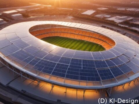 Neuer Weltrekord für die leistungsstärkste Photovoltaikanlage auf einem Stadion