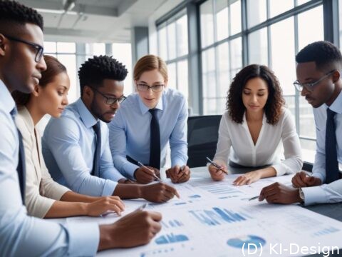 Künstliche Intelligenz revolutioniert die Finanzbranche: Effizienzsteigerung, Risikomanagement und personalisierte Dienstleistungen im Fokus.