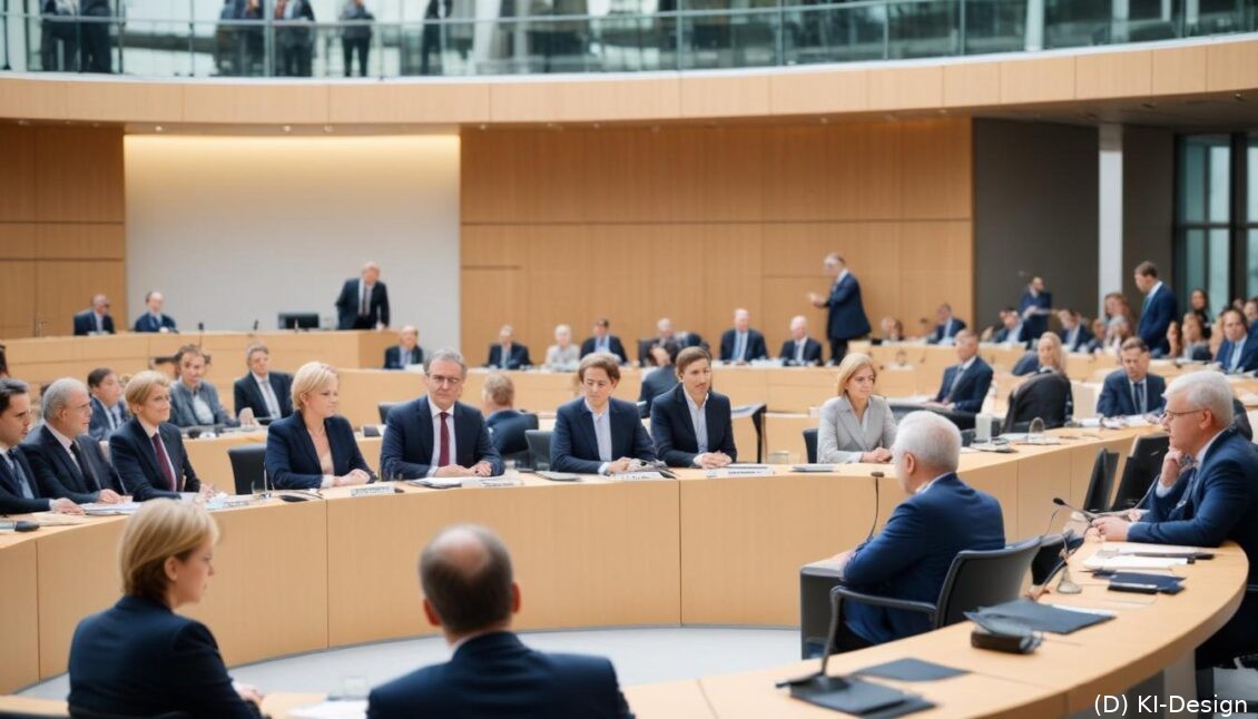 Diskussion über potenzielle Übernahme der Commerzbank durch Unicredit im Bundestag**