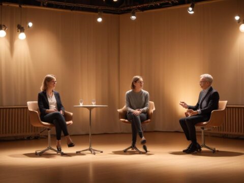 Diskussionsrunde zu aktuellen Themen im MDR-Fernsehen**