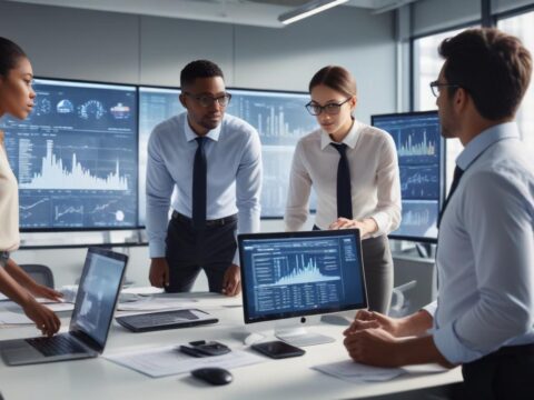 Maschinelles Lernen revolutioniert die Finanzindustrie: Effiziente Datenanalyse verbessert Risikomanagement und Kreditvergabe.