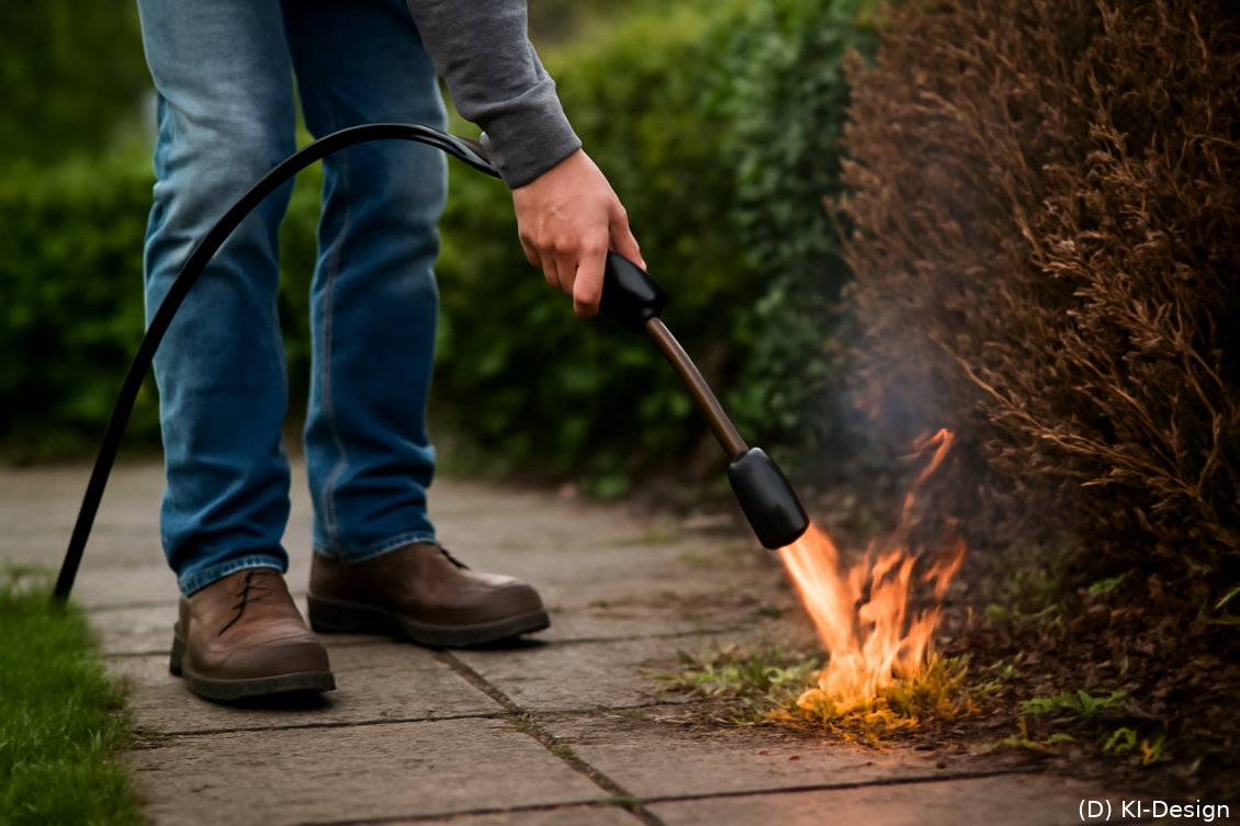 Vorsicht beim Unkrautbekämpfen: Die Gefahren von Gasbrennern im Garten**